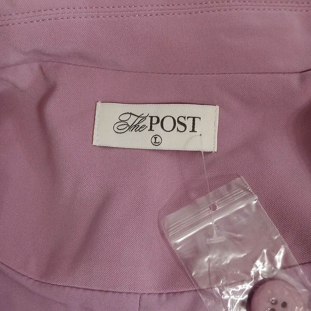 Lavender Single-Breasted Blazer Jacket - Picture 7 of 9